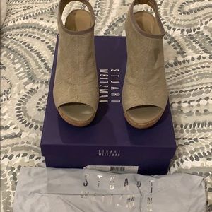 Stuart Weizman cork heels